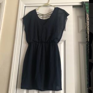 cute navy blue dress